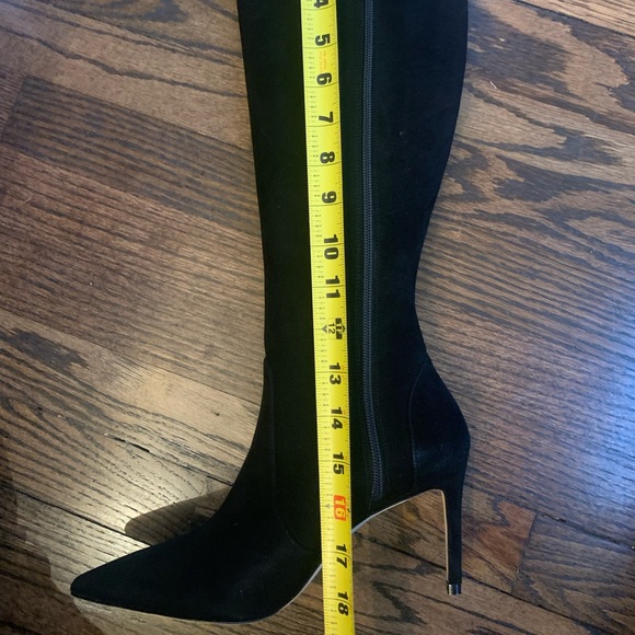 New Stuart 85 To-The-Knee Boot Stretch Suede Never worn! With box + boot bag - Picture 11 of 13